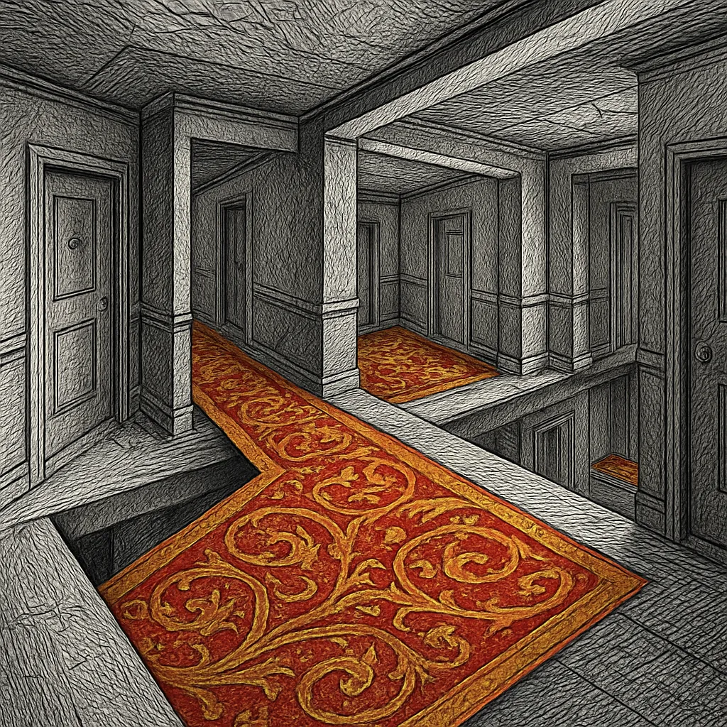 Cover art for The reason hotel hallways are almost always carpeted