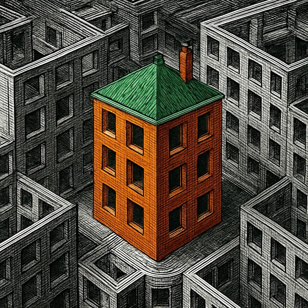 Cover art for The rise of ghost cities full of empty buildings