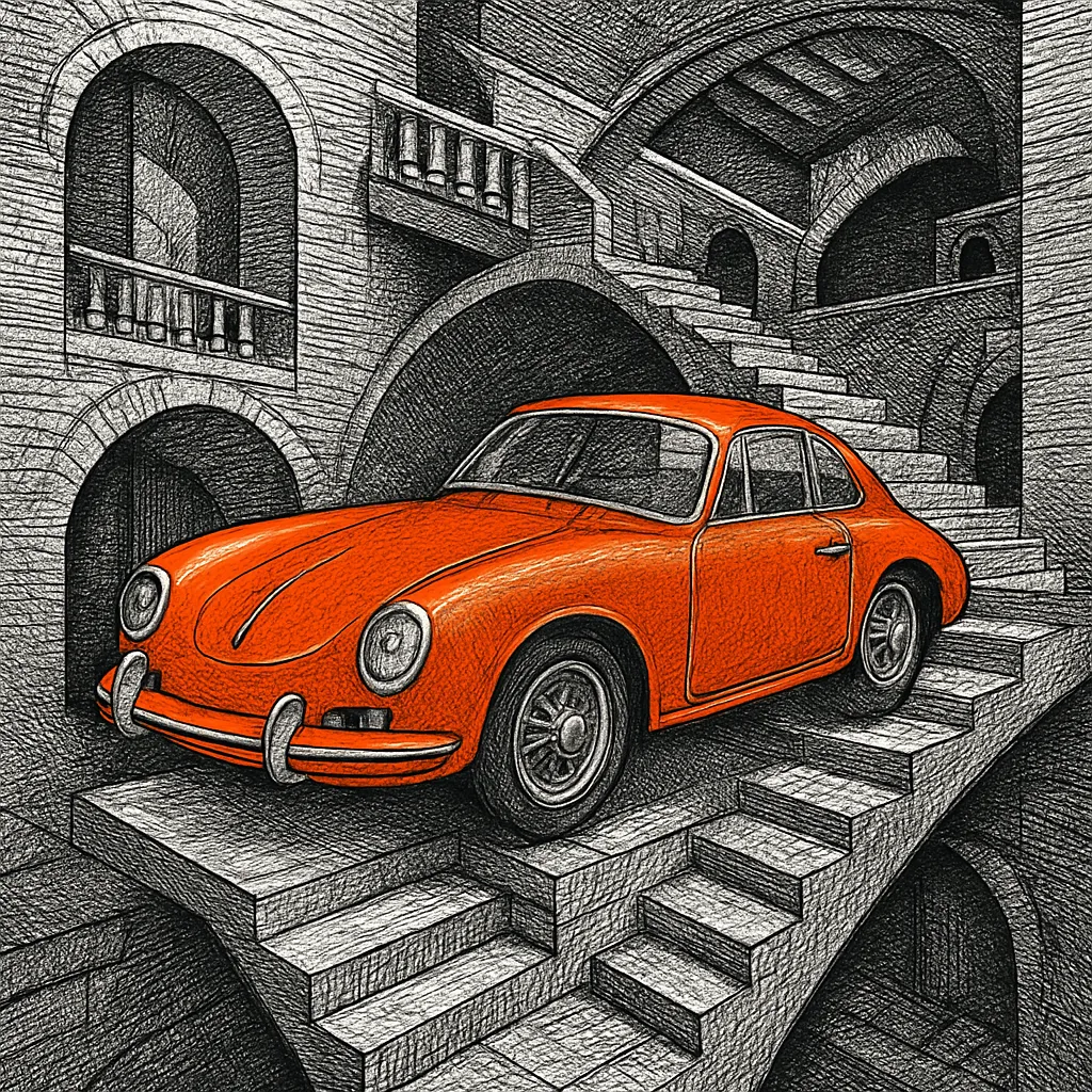 Cover art for The transformation of the automobile into a collectible