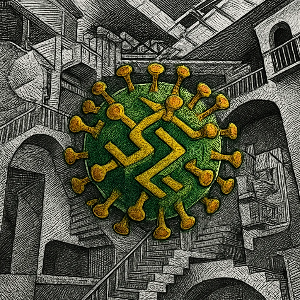 Cover art for Using AI to design a universal coronavirus vaccine