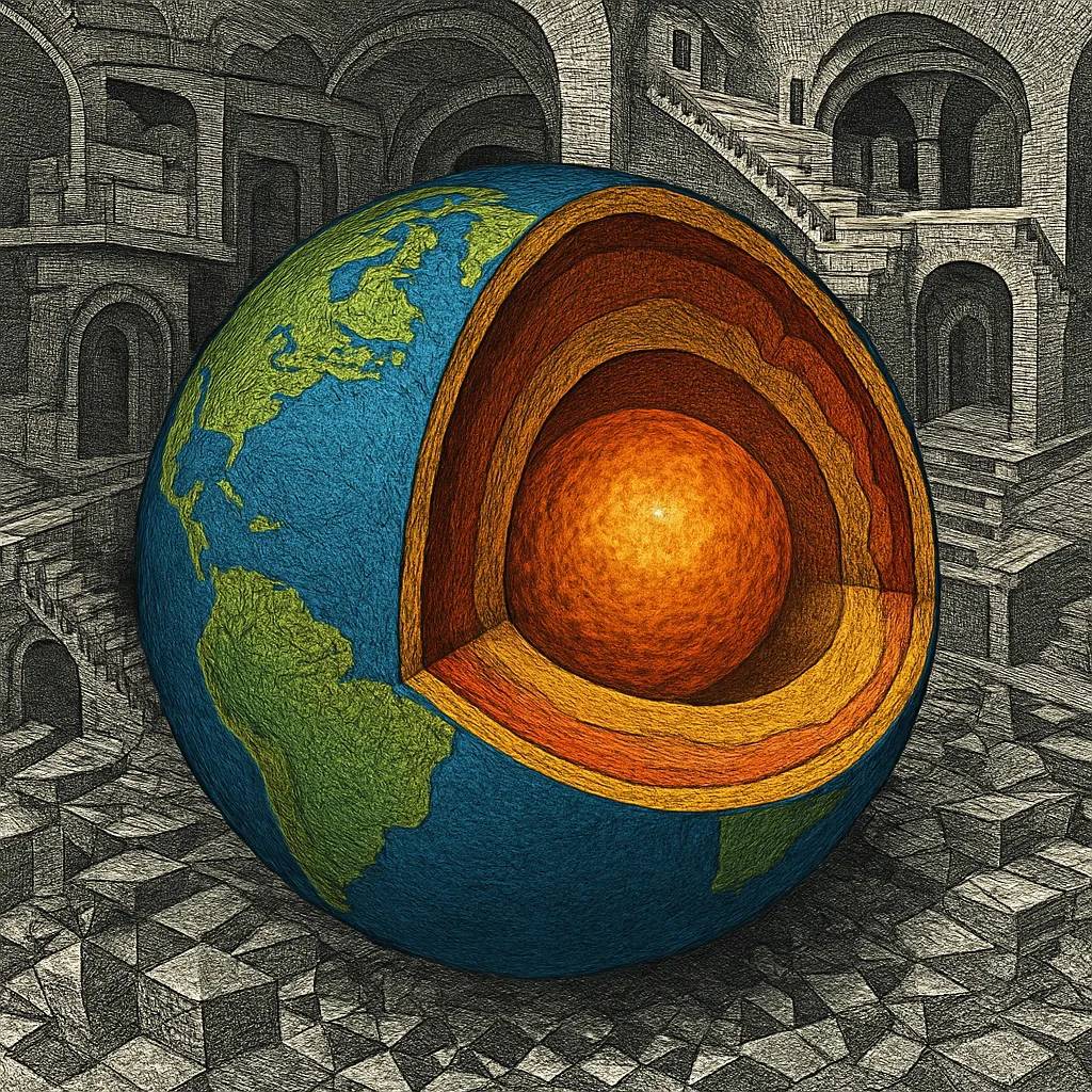 Cover art for What earth is made of and how it was built