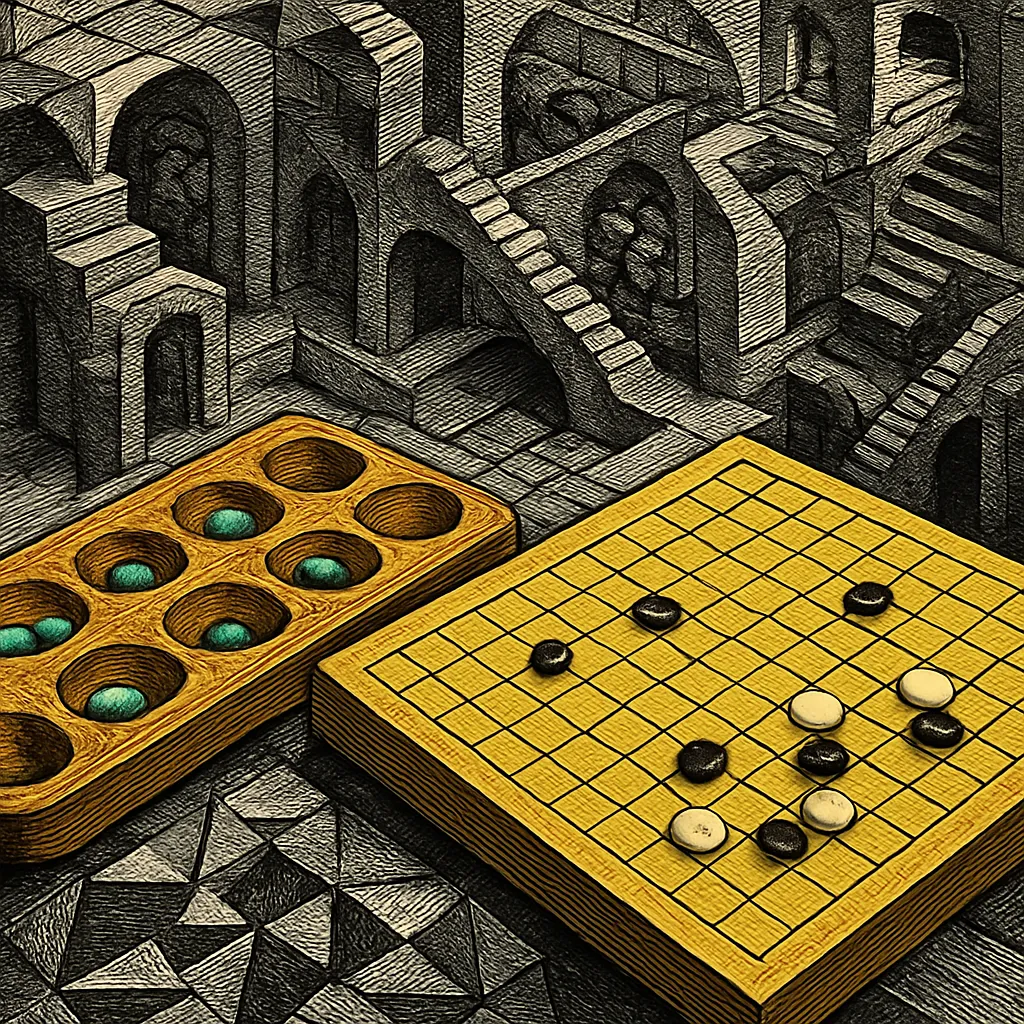 Cover art for What Mancala and Go reveal about their cultures