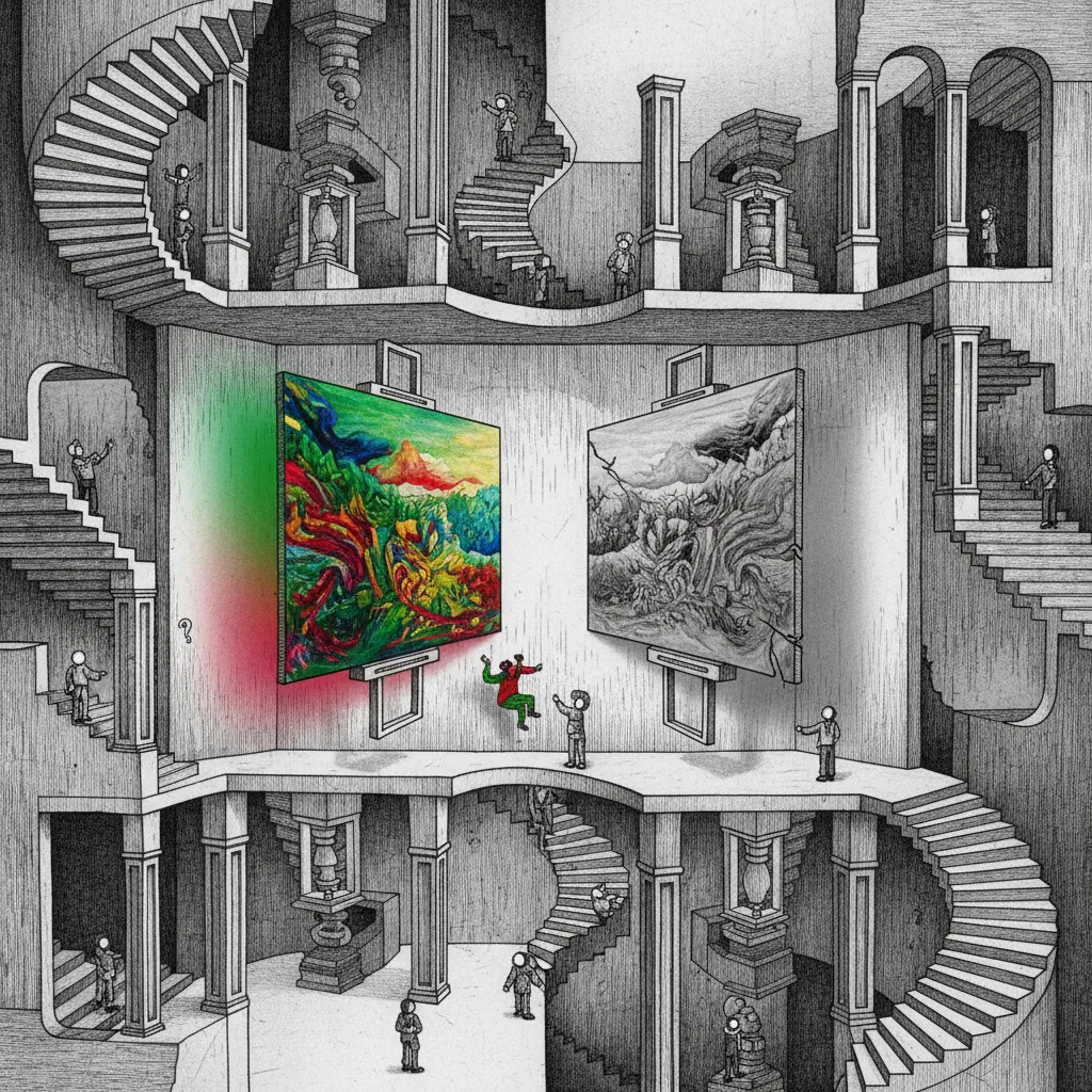 Cover art for Why a museum calls one painting priceless and another worthless