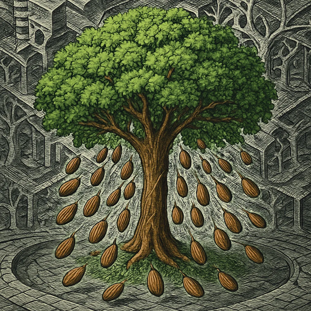 Cover art for Why a whole forest drops its seeds at once