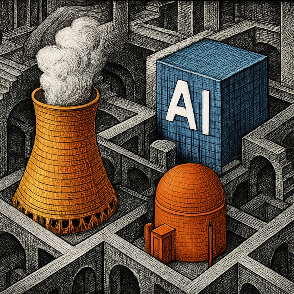Cover art for Why AI companies are buying nuclear power plants