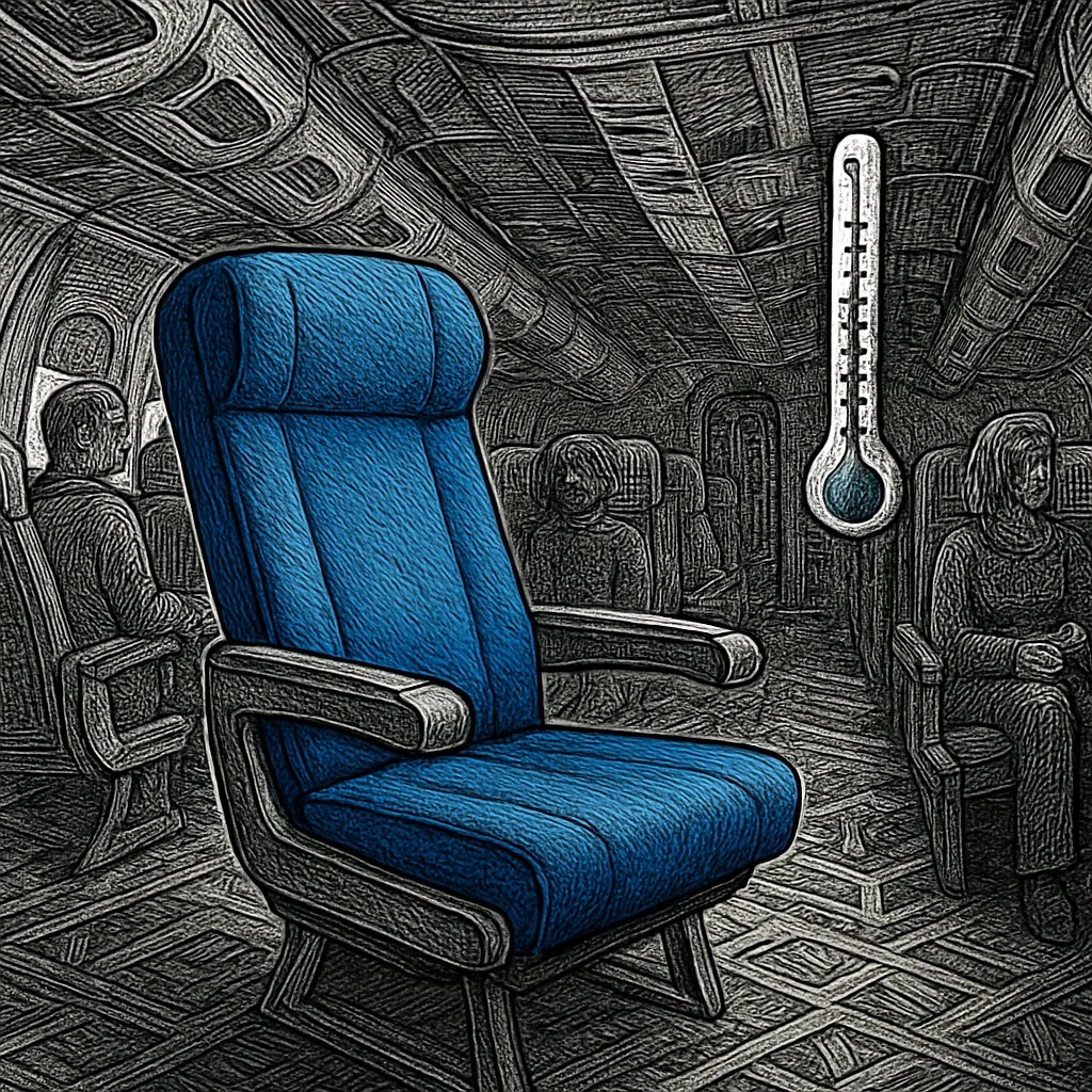 Cover art for Why airlines keep cabins colder than normal