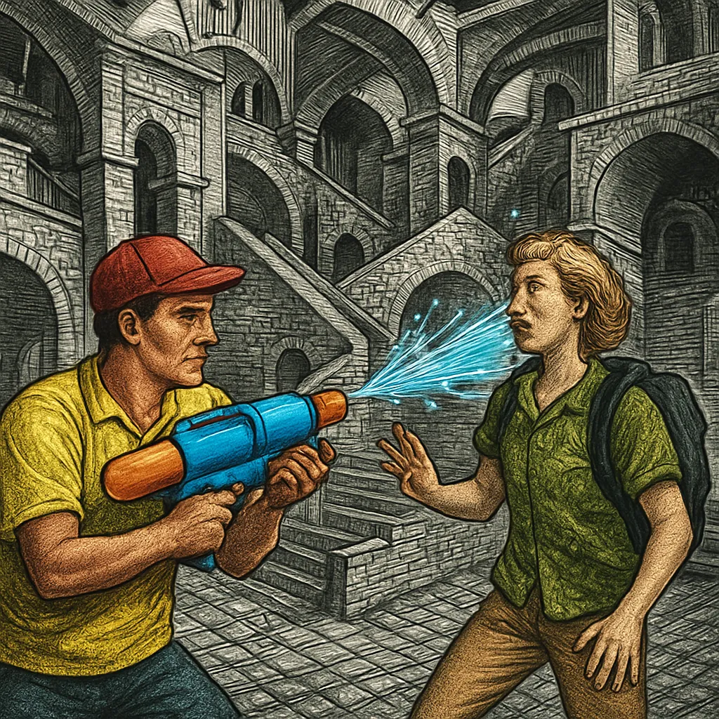 Cover art for Why Barcelona locals spray water guns at tourists