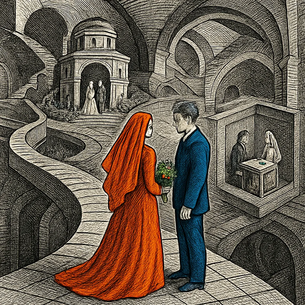 Cover art for Why big weddings are shrinking into tiny micro-weddings