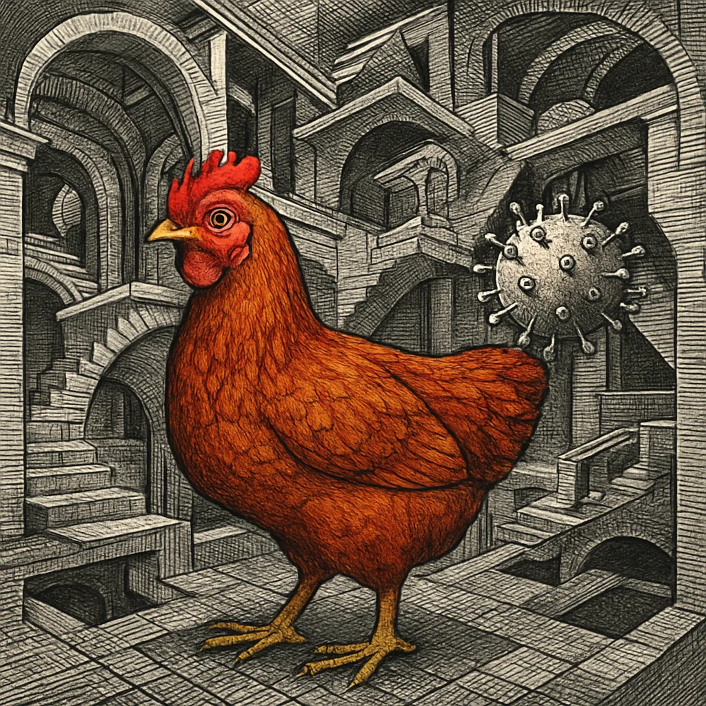Cover art for Why bird flu is one mutation away from a problem