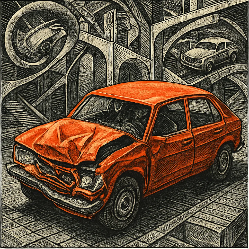 Cover art for Why cars are designed to fall apart in a crash