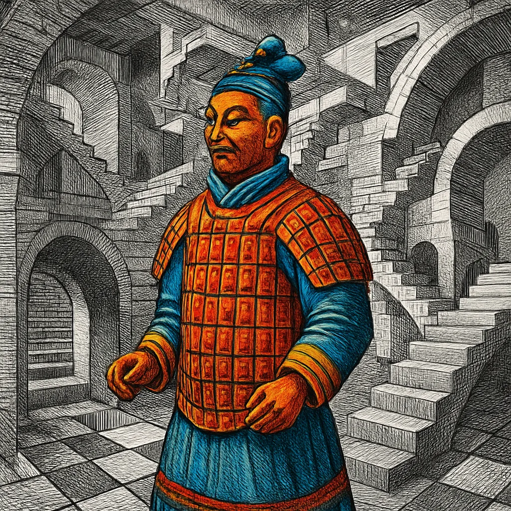 Cover art for Why China's terracotta warriors were painted bright colors