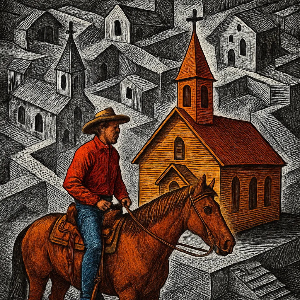 Cover art for Why cowboy churches grow as traditional ones shrink