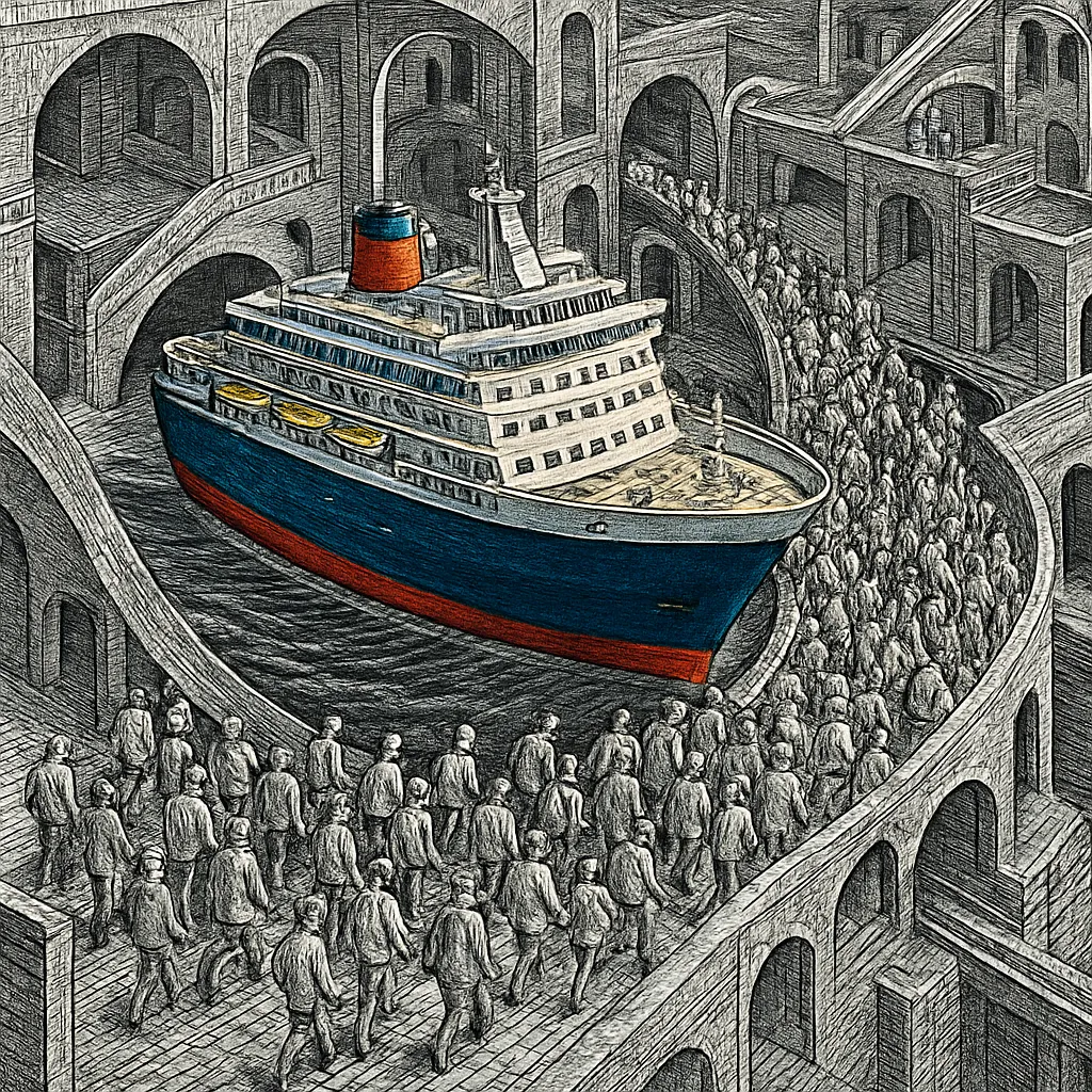 Cover art for Why cruise ships dump day-trippers who spend so little