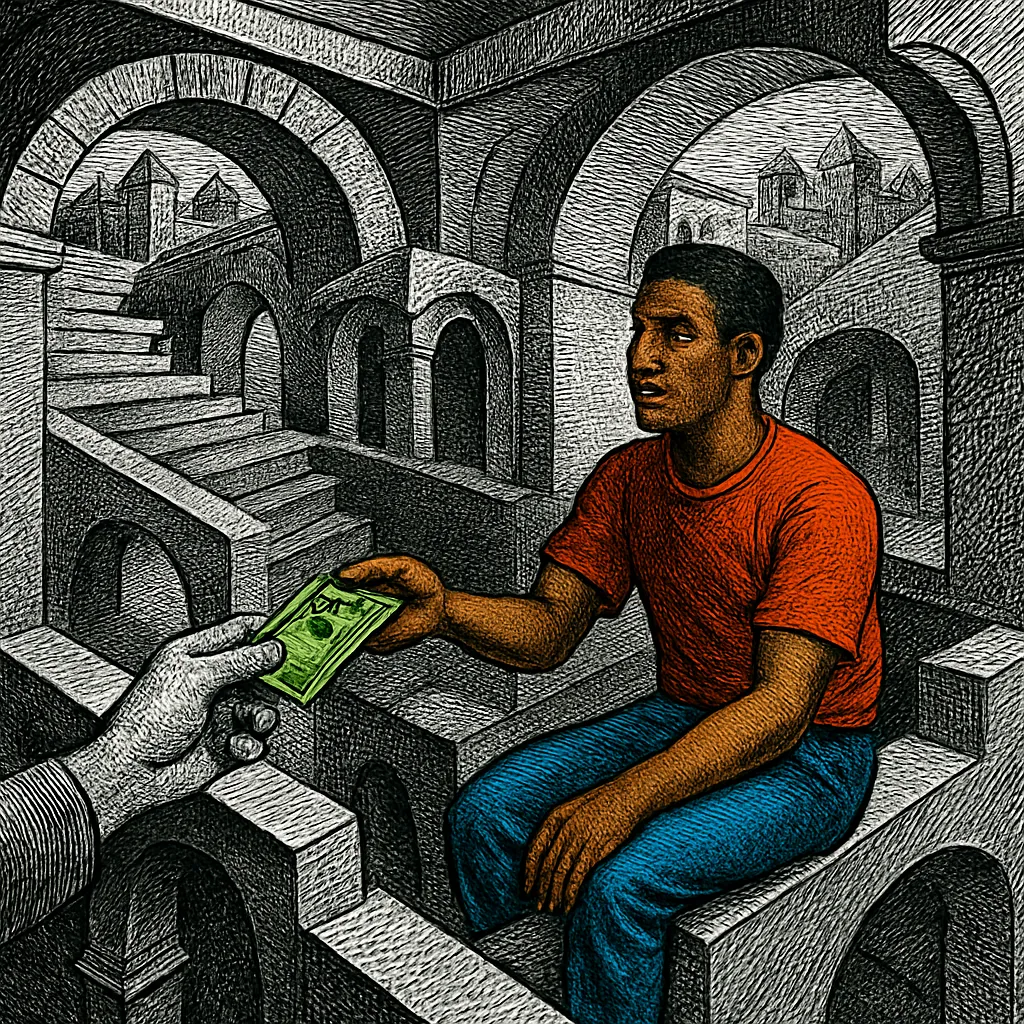 Cover art for Why direct cash works better than traditional aid