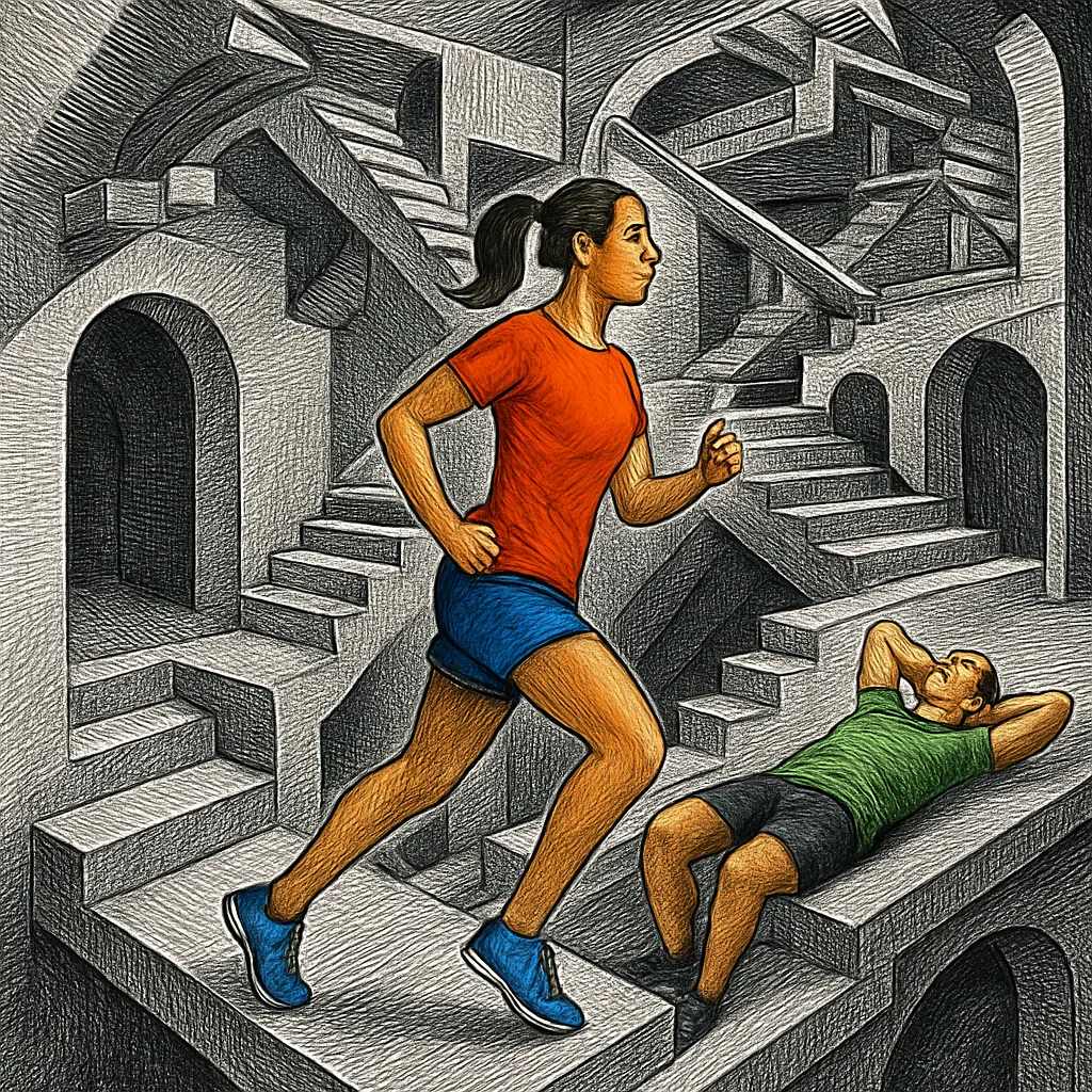 Cover art for Why exercise drains some people and energizes others