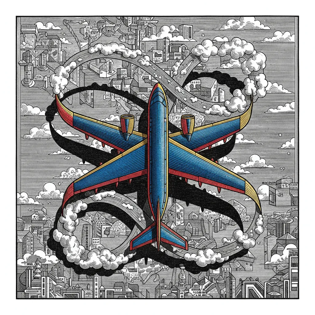 Cover art for Why flight paths aren't straight lines