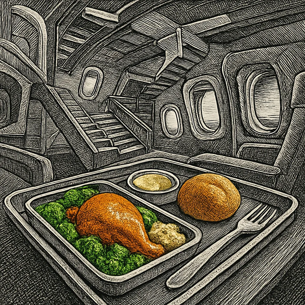 Cover art for Why food tastes so bland on an airplane