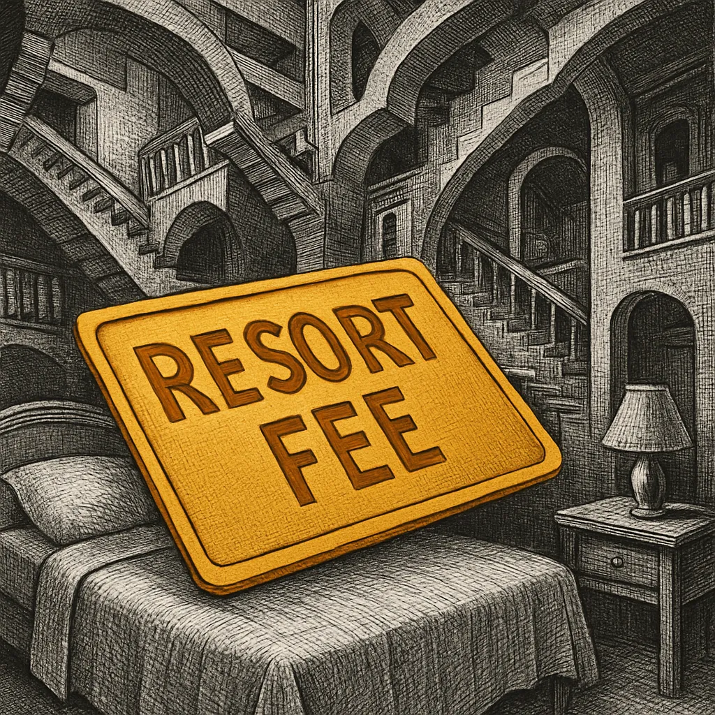Cover art for Why hotels add resort fees to rooms you already paid for