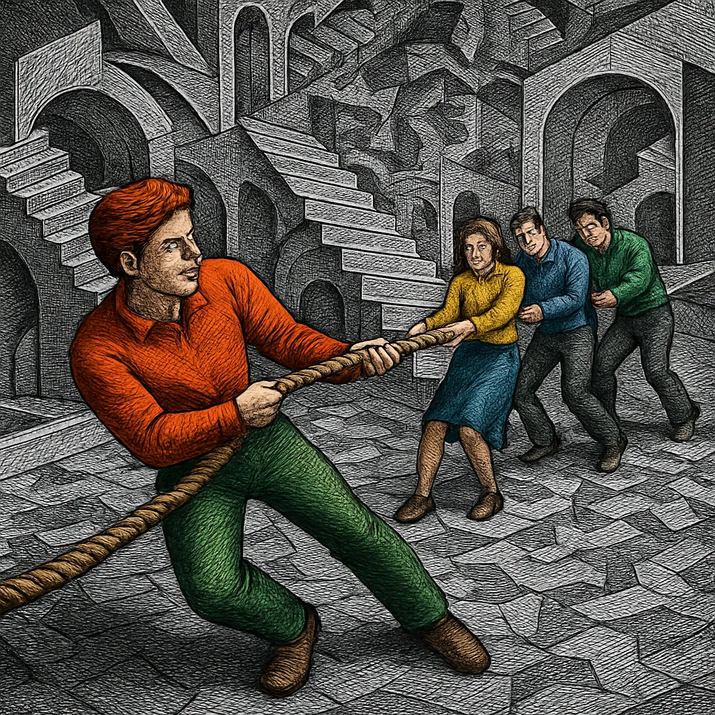 Cover art for Why individuals work less hard in a group