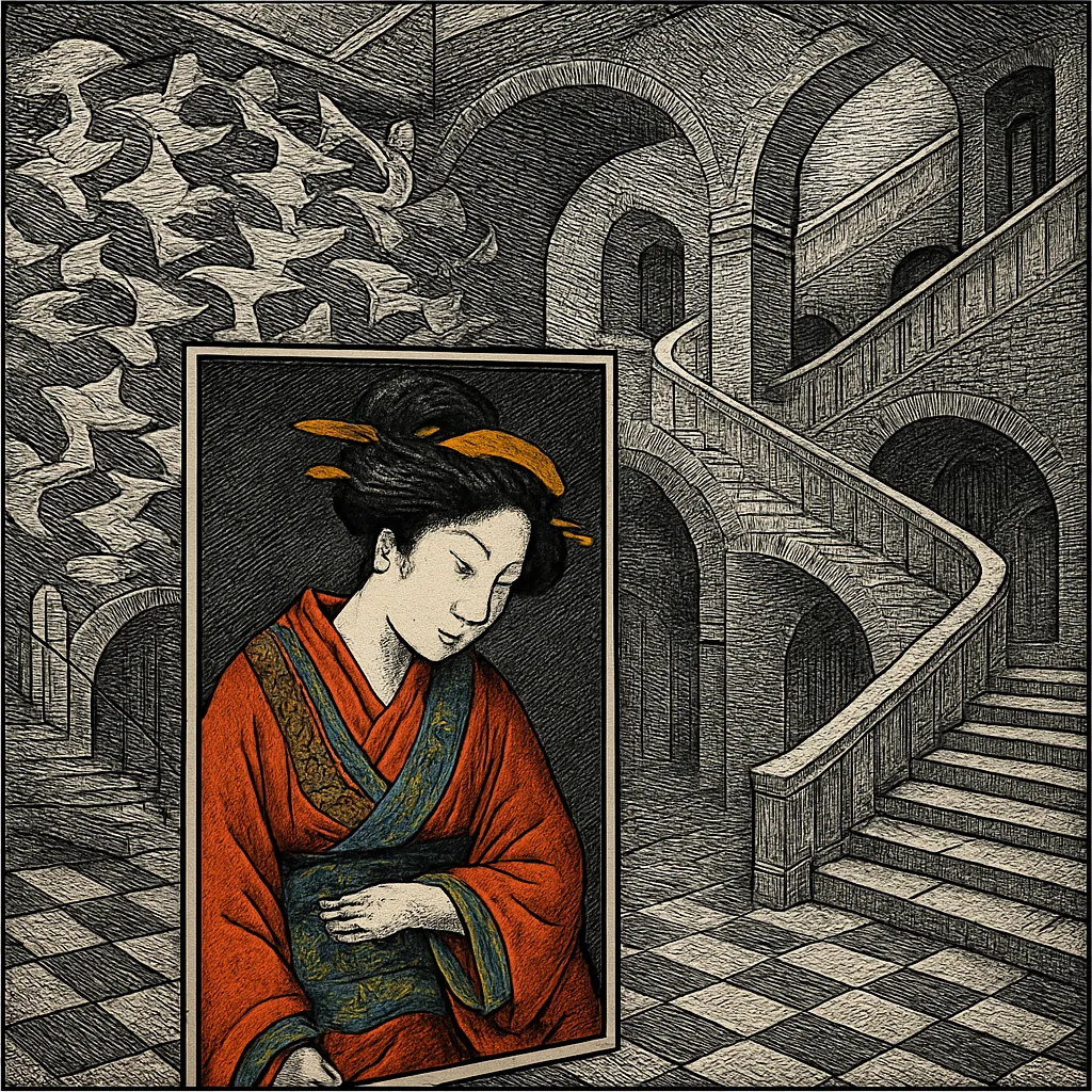 Cover art for Why Japanese woodblock prints differ from Western art