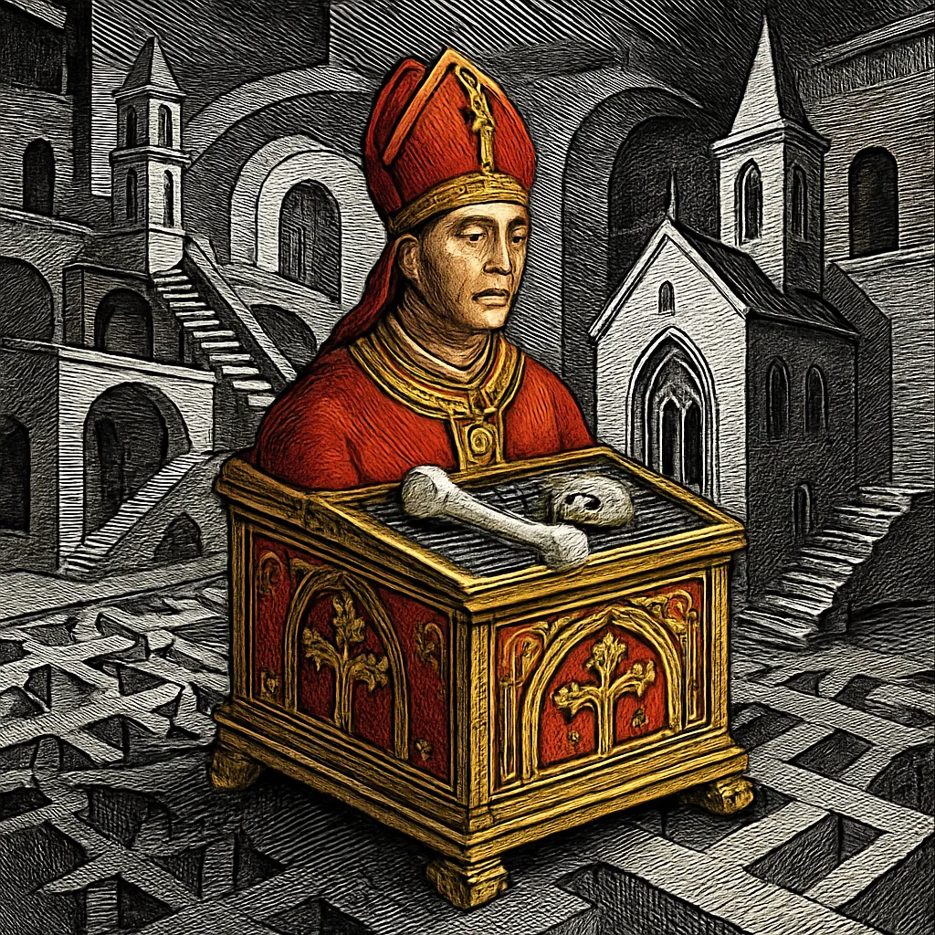 Cover art for Why medieval churches fought for holy bones