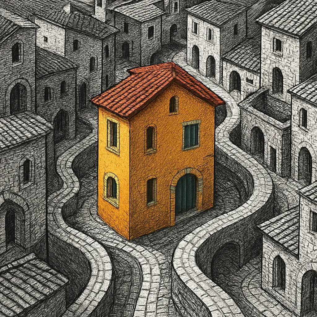 Cover art for Why old cities have confusing, winding streets