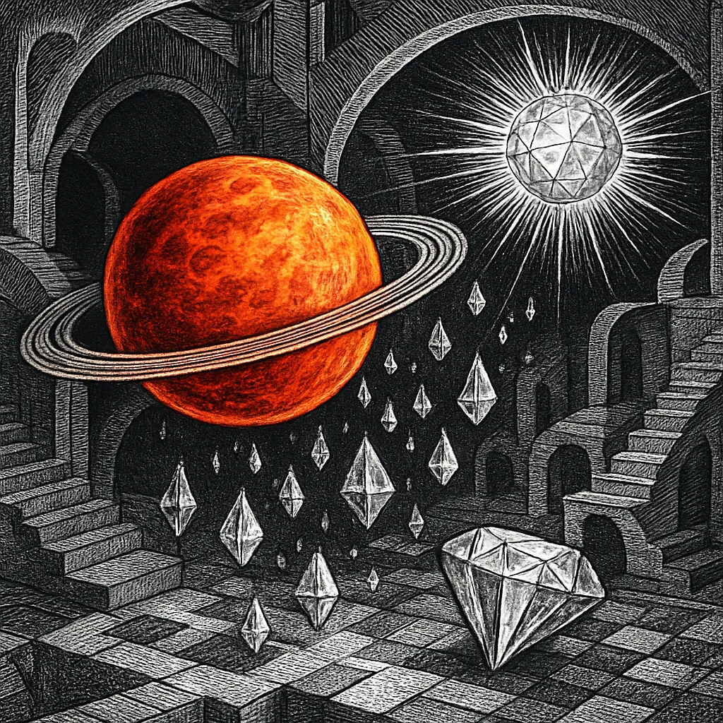 Cover art for Why planets around dead stars rain diamonds