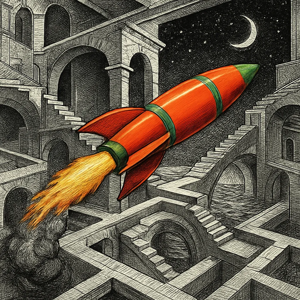 Cover art for Why reaching orbit is about sideways speed