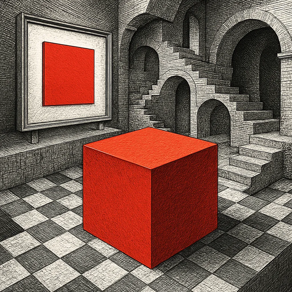 Cover art for Why red looks different in a Rembrandt vs a billboard