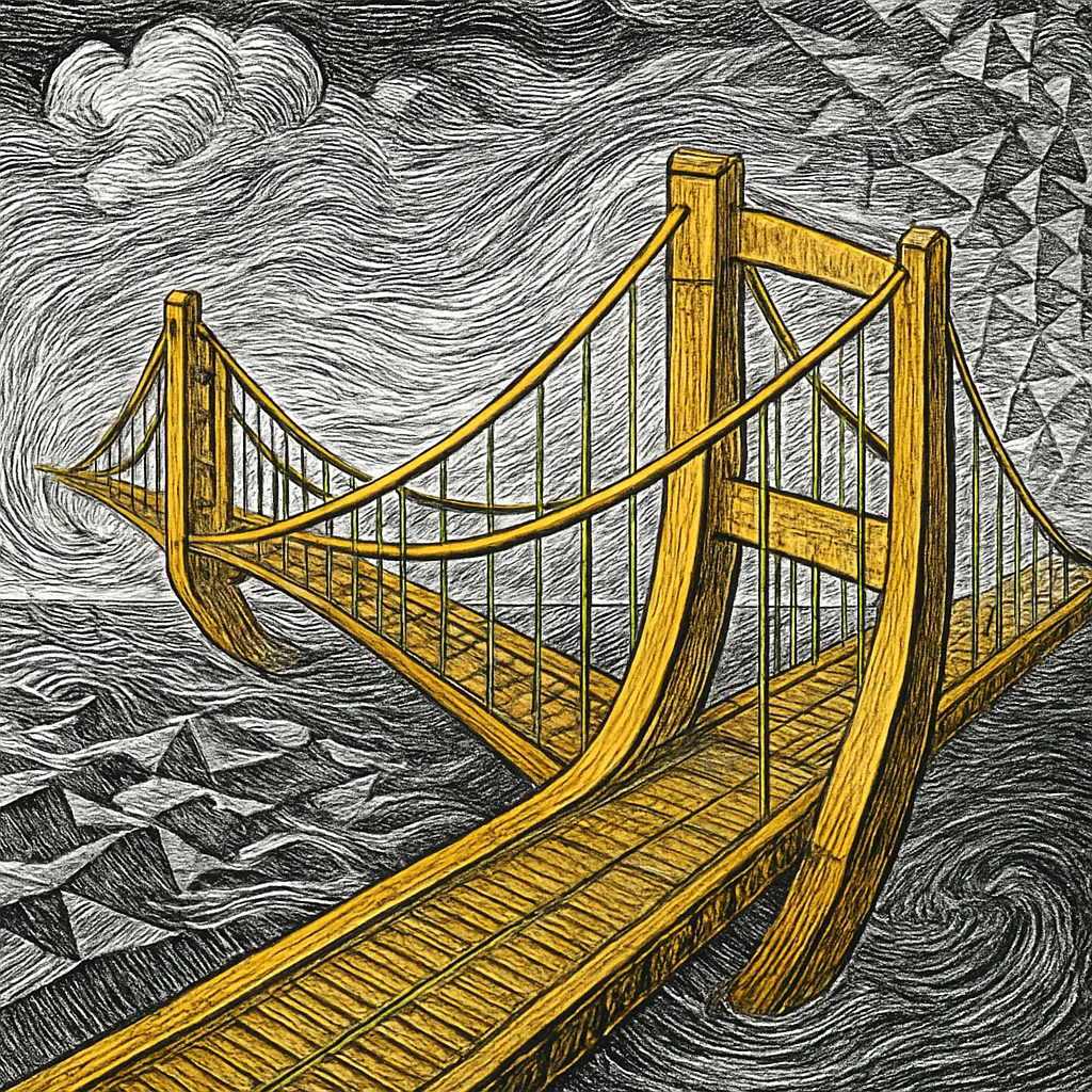 Cover art for Why suspension bridges sway in the wind without falling
