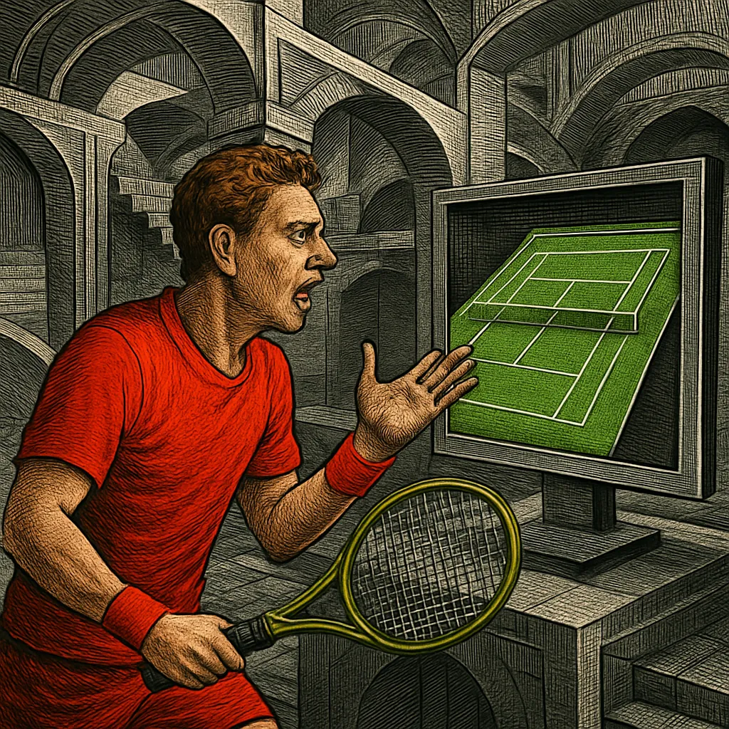 Cover art for Why tennis players argue with computer line calls