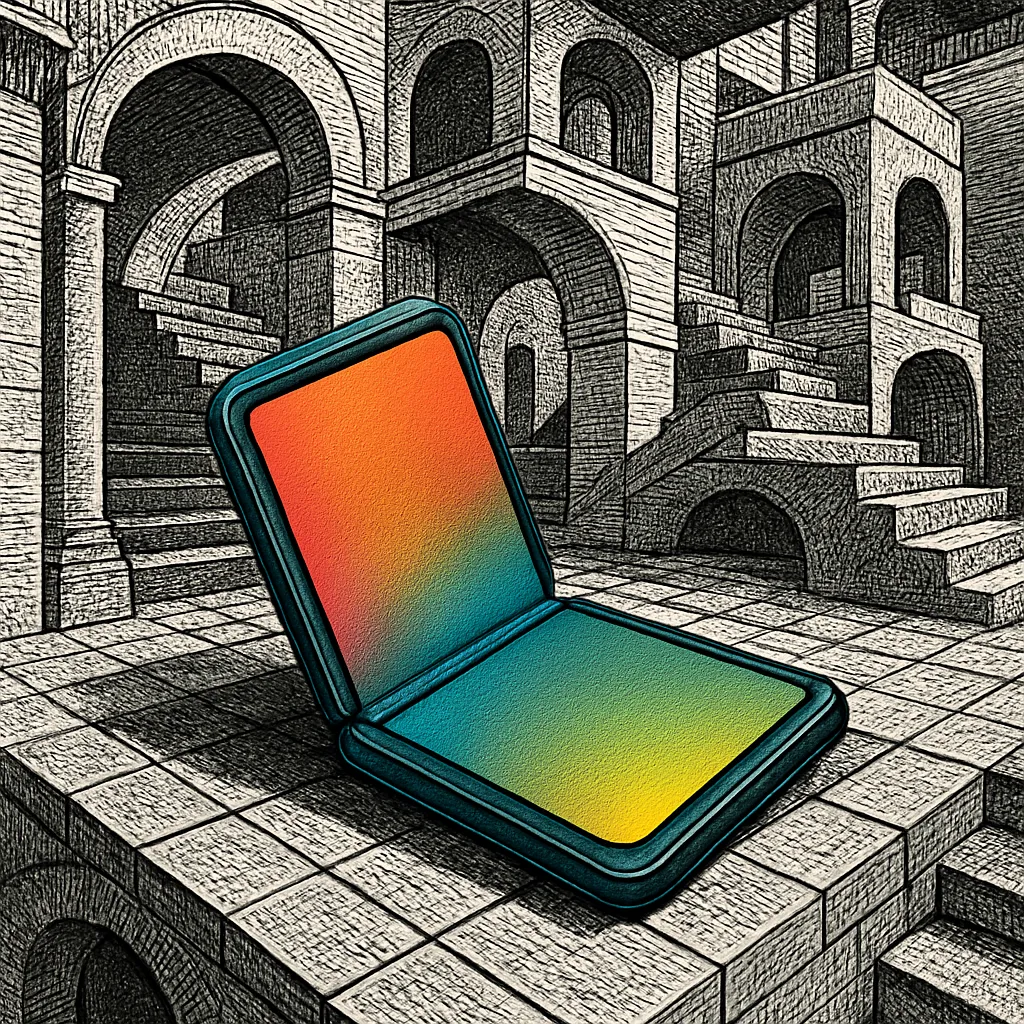 Cover art for Why the crease is the hardest part of a foldable phone