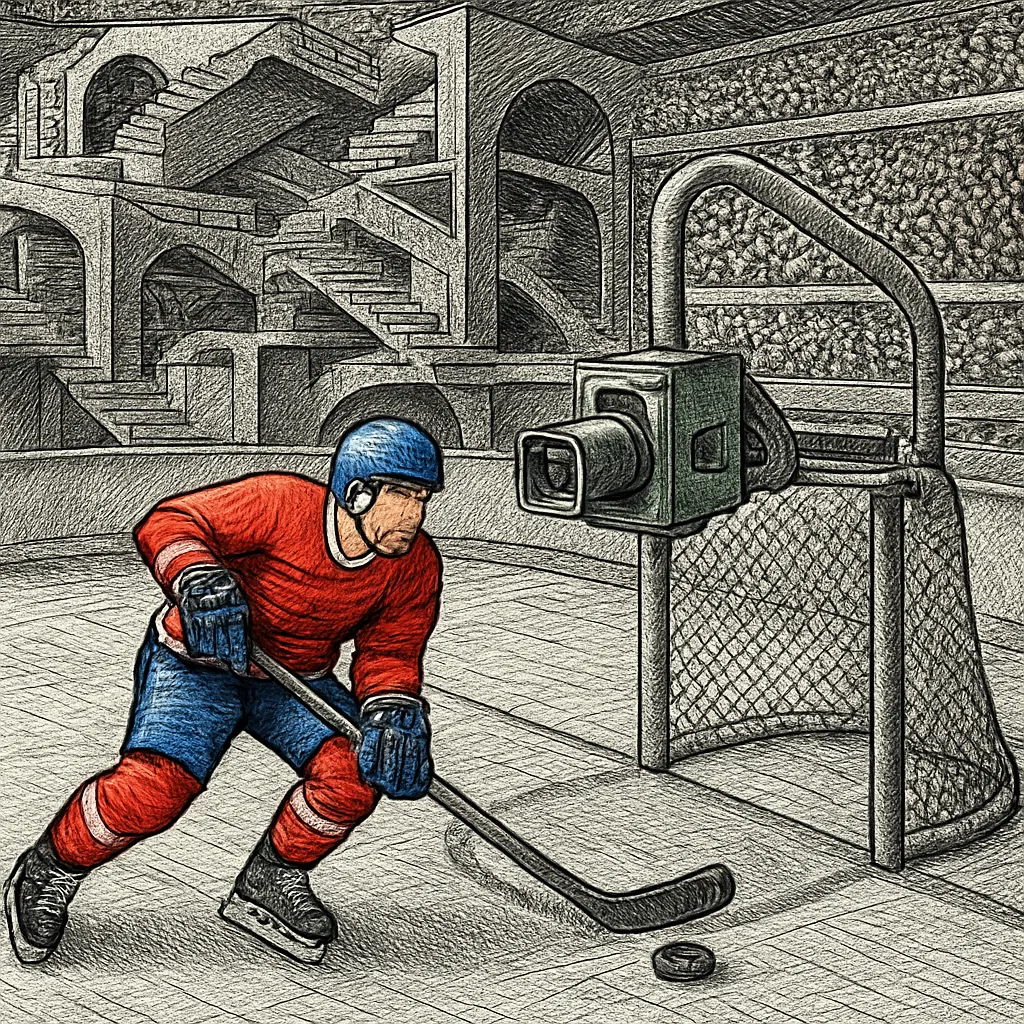 Cover art for Why the NHL hesitates to use trusted goal-line cameras