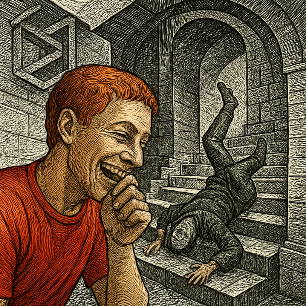 Cover art for Why we feel pleasure at others' misfortune